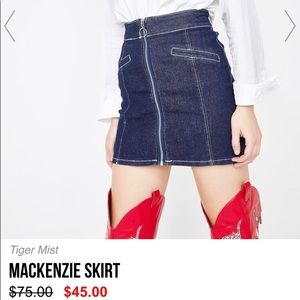 Tiger mist zipper skirt 💕💖